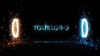 Intro#357 Futuristic Vortex Logo Reveal