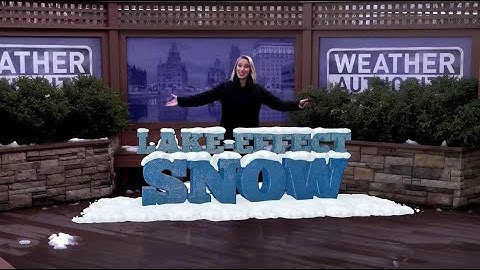 Lake Effect Snow Explained with 3D Graphics!