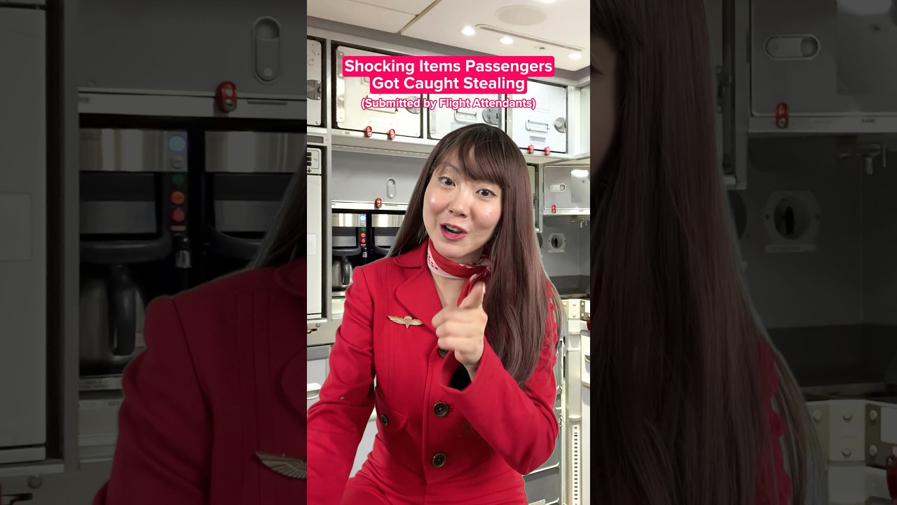 Things people stole from the plane 😂