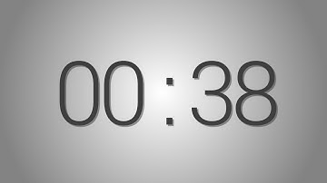 38 Seconds countdown Timer - Beep at the end | Simple Timer (thirty-eight sec)