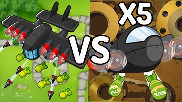 BTD6 Flying Fortress VS. 5 BTD5 Spectres