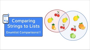 Comparing Strings to Lists -- Enumlist Comparisons!!