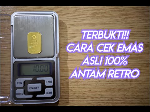 Cara Cek Emas Asli 100% (Antam Retro)