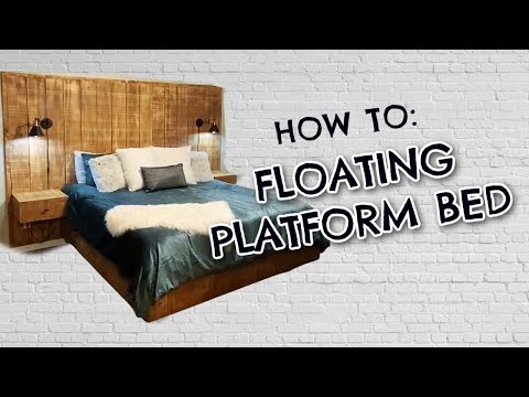 HOW TO: Floating Platform Bed Full Video