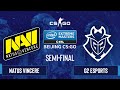 CS:GO - G2 Esports vs. Natus Vincere [Train] Map 2 - IEM Beijing 2020 Online - Semi-final - EU