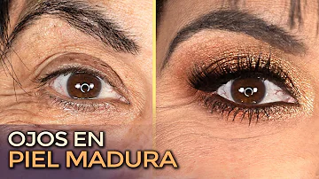 ¿Qué tipo de sombra de ojos debe llevar una mujer mayor?