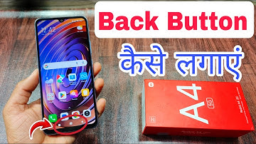 Redmi A4 5g Back Button Show / Hide Kaise Karen / Redmi A4 5g Back Button Settings