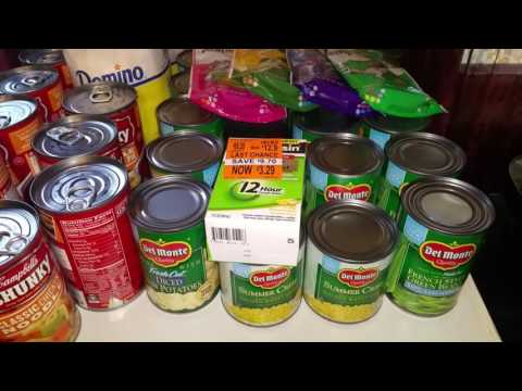 Stop & shop coupon haul (cheap canned goods)