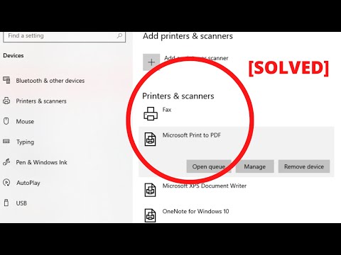 [Solved] Microsoft Print to PDF Not Working on Windows 10 | Microsoft Print to PDF Driver missing