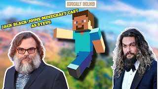 Jack Black Confirmed as Steve in Minecraft Movie alongside Jason Momoa #minecraft #podcast