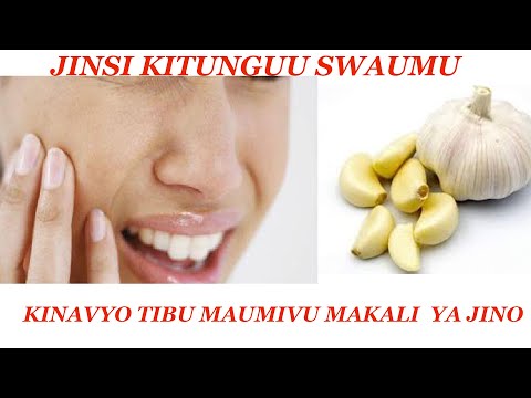 Tibu Maumivu Makali ya Jino kwa kutumia Kitunguu Swaumu UREMBO MARIDHWA