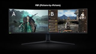 Samsung G9 49 inch pip modes with Playstation 5 and Gaming laptop screenshot 5