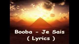 Booba - Je Sais Lyrics