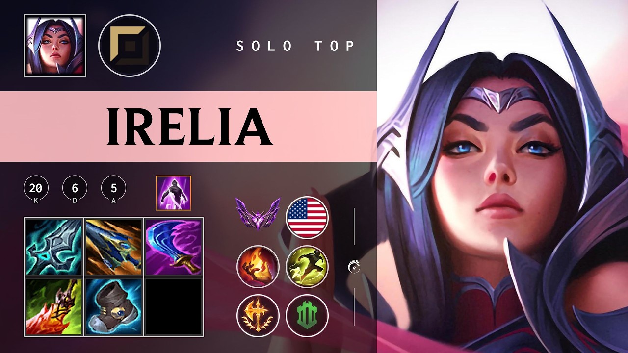 Irelia Top vs Olaf - NA Master Patch 26.05
