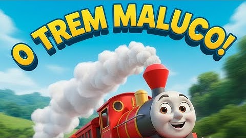 PIUÍ TIC-TAC! 🚂 O Trem Maluco (Música Animada para Dançar)