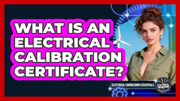 What Is An Electrical Calibration Certificate? - Electrical Engineering Essentials