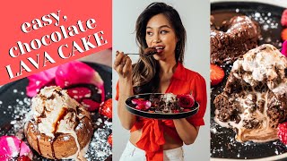 How To Make A PERFECT Chocolate Lava Cake in Minutes!!