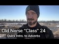 Old Norse "class" 24: adverbs