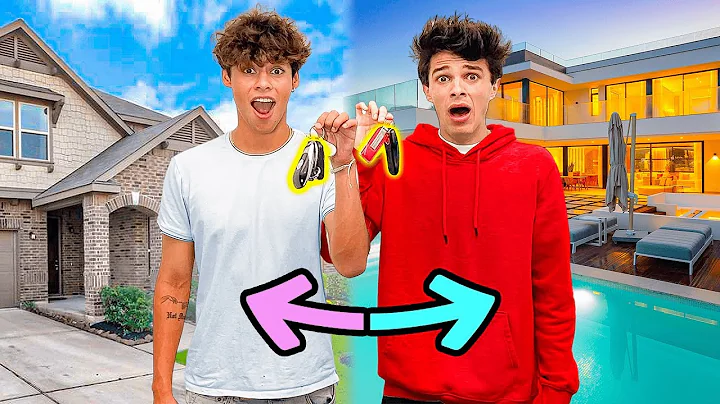 I SWITCHED HOUSES WITH BRENT!!