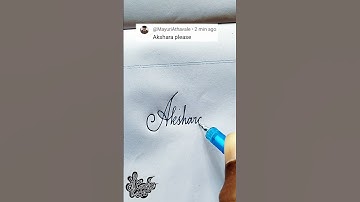 stylish name | Akshara | Calligraphy signature