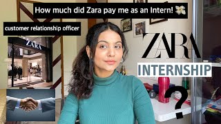 Zara paid me this much stipend as an Intern! 😱 Fresher | Final Year Student | my entire experience