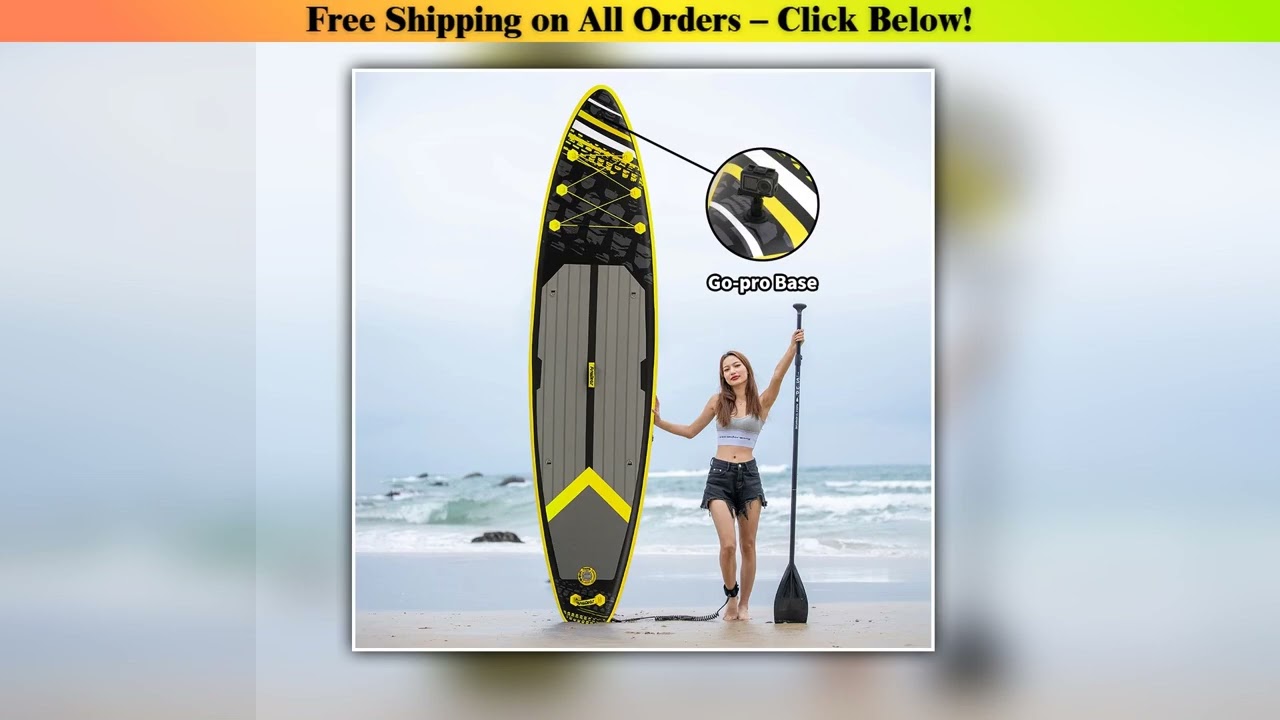 FunWater Sup Board Inflatable Surfboard Stand Up Paddle Board Inflatable Sup Paddleboard with