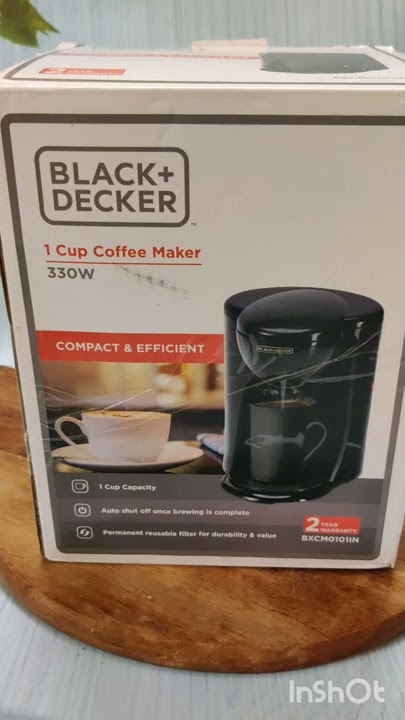 BLACK+DECKER Single Serve Coffee Maker - Unboxing & Review Hindi 