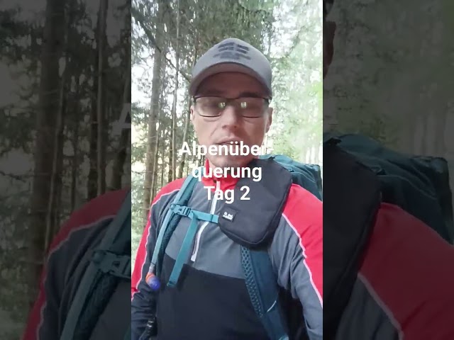 Alpenüberquerung Tag 2 #wandern #shortvideo #berge