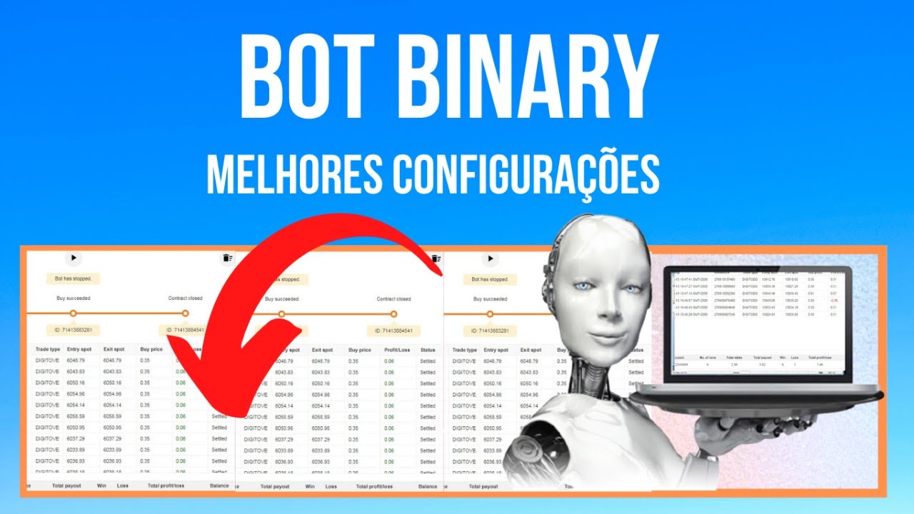 BOT BINARY DÍGITOS MELHOR CONFIGURAÇÃO PARA LUCRAR