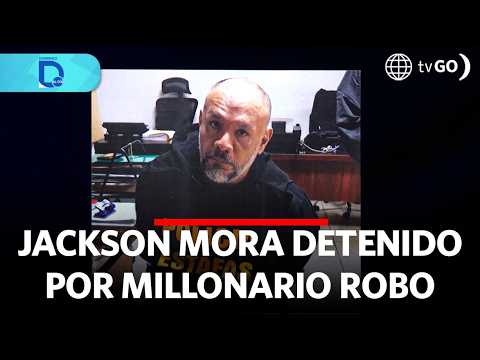 Jackson mora arrested for multi-million dollar theft | Domingo al Día | Peru