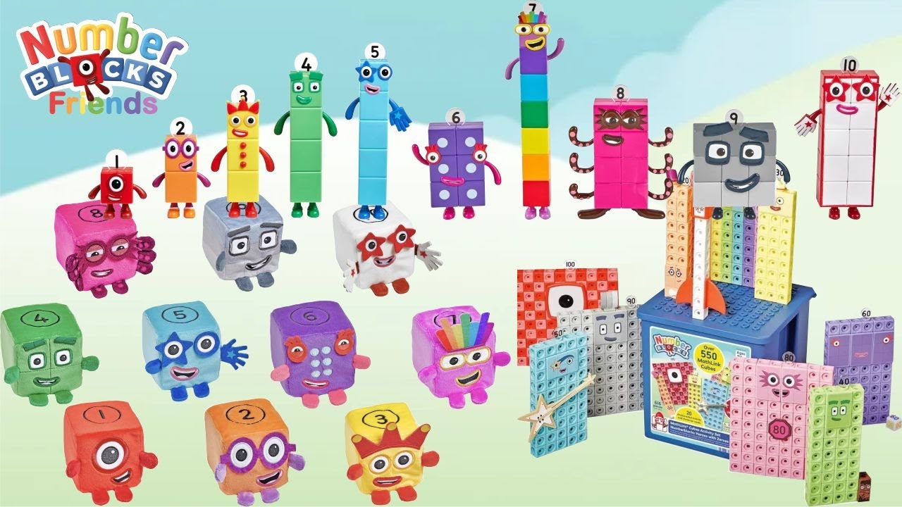 Number Blocklets 05:12 Minutes Compilation Unboxing Mini Blocklets Numberblocks 1–10 ...