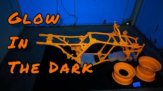 Powder Coating Glow In The Dark, but then it all went wrong!  Ep 142  Unknown Coatings