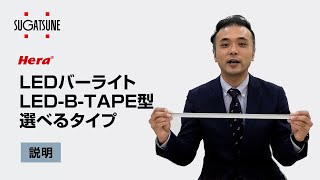 LEDバーライト LED-B-TAPE型 選べるタイプ [スガツネ工業]