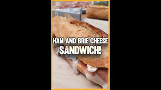 HAM AND BRIE CHEESE SANDWICH! 