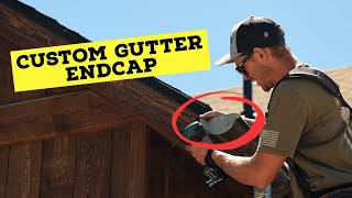How To Make Your Own End Cap For A Half Round Gutter