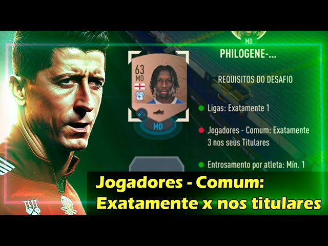 O que é Jogadores comum exatamente 3 nos seus titulares? - FIFA ultimate 