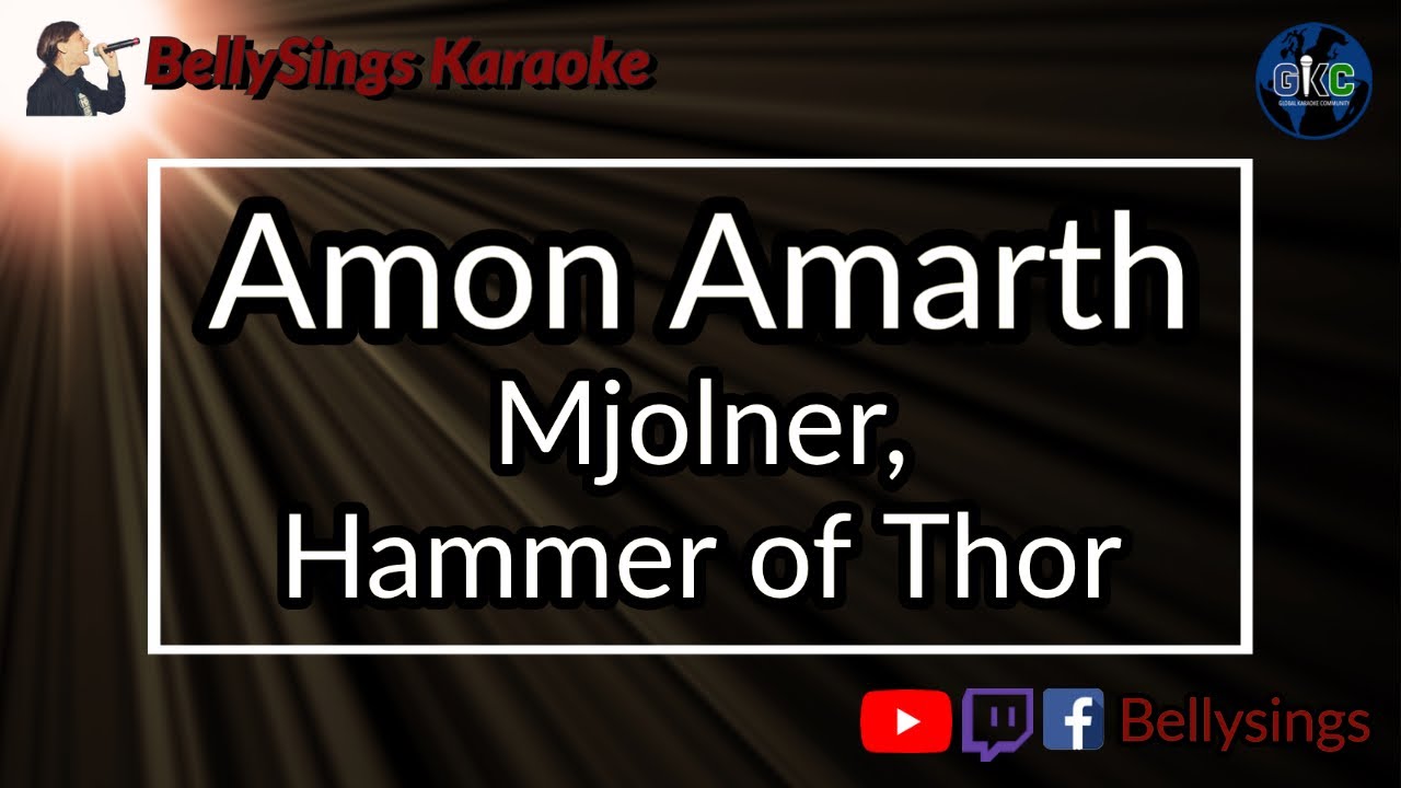 Amarth - Mjolner, of Thor (Karaoke) - YouTube