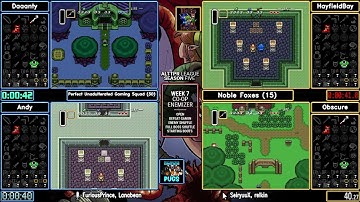 ALTTPR League - Week 7 - Open Enemizer with Boots - Andy/Daaanty vs Obscure/HayfieldBay