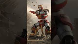 Kakuranger Red Sarude #カクレンジャー #kakuranger #ironman #marvel #robot #automobile #edit