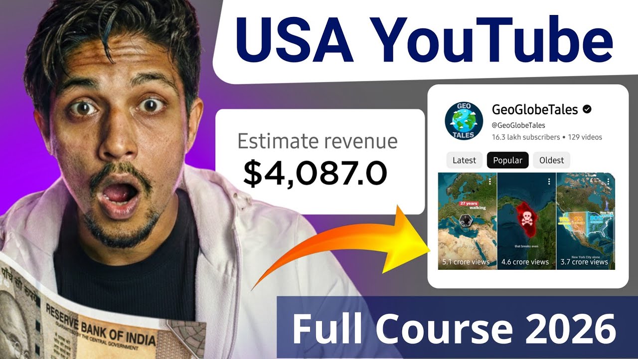 Sirf 30 Din Mein USA Shorts Channel Grow | Complete Full Course