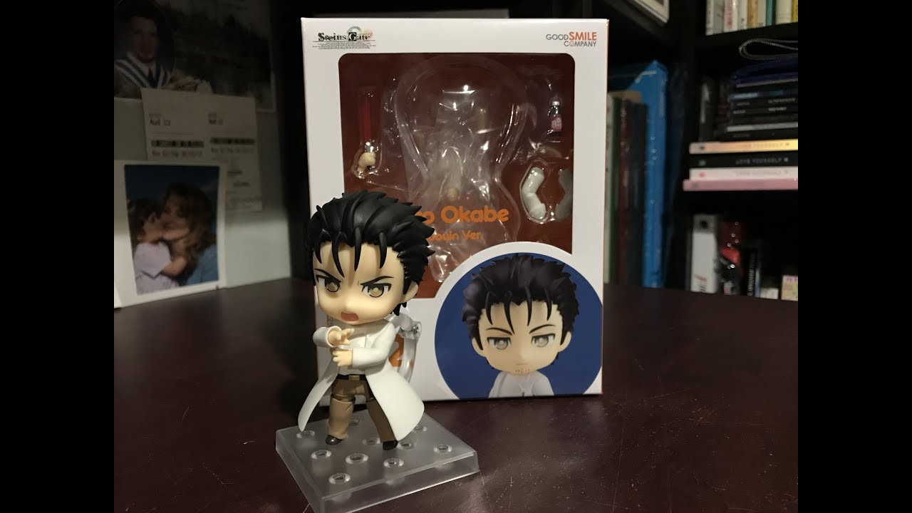 Okabe Rintarou Hououin Kyouma Ver. Nendoroid Unboxing - YouTube