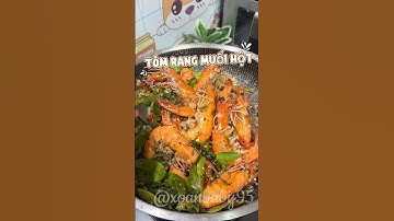 Tôm rang muối hột #xuhuongyoutube #cooking #xuhướng #monngon #monngonmoingay