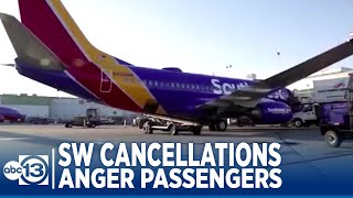 Southwest cancels hundreds of flights, passengers lash out