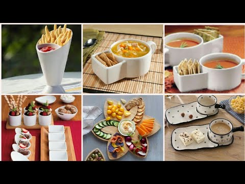 Modern Style Serving Plate | Food and Snack Serving Plate Designs | Stylish Desert Serving