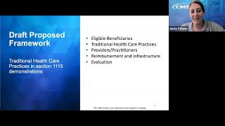 All Tribes Consultation Webinar on Medicaid Coverage of Traditional Health Care Practices