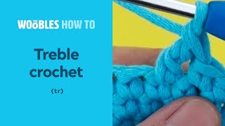 How to treble (or triple) crochet (tr)