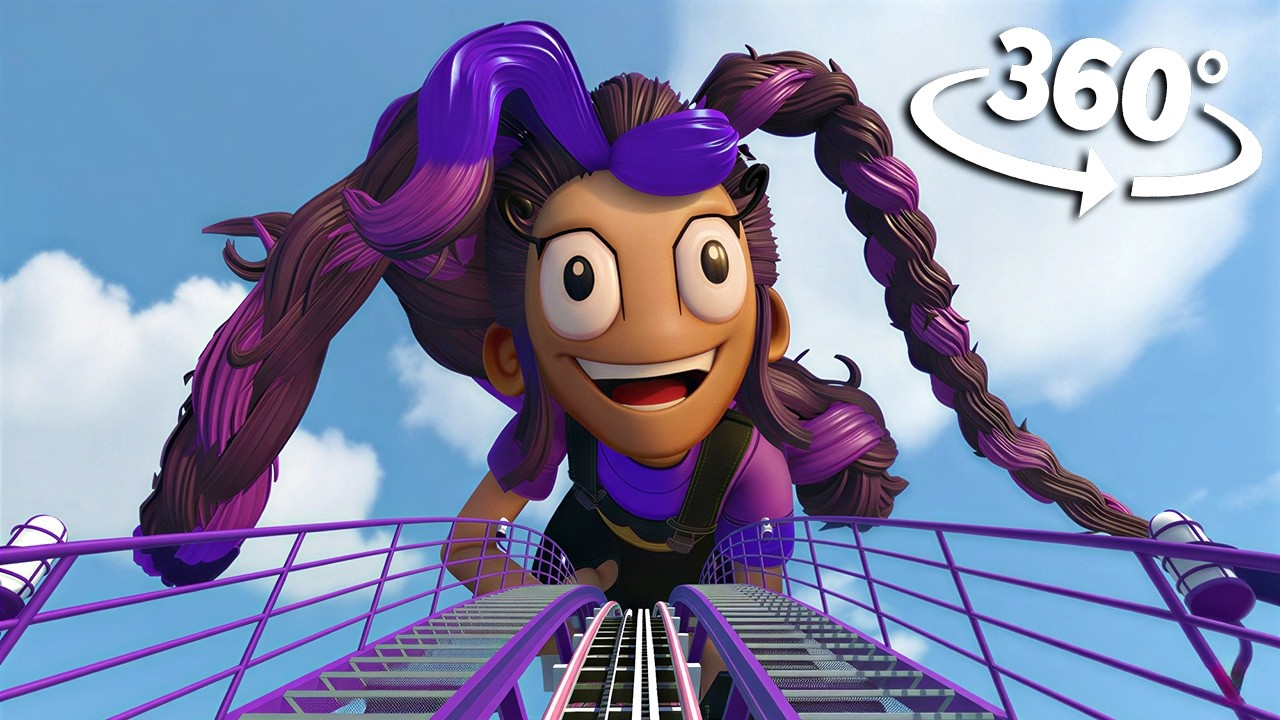 360° INSANE POPPY PLAYTIME 5 Roller Coaster in VR 8K 🎢😱