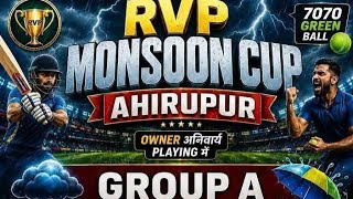 ♦️GPS MAWAI PRYAGRAJ 🆚 V. S. 9000 AMBEDKAR NAGAR ♦️|| RVP MANSOON CUP SEASON-2 || 🔶