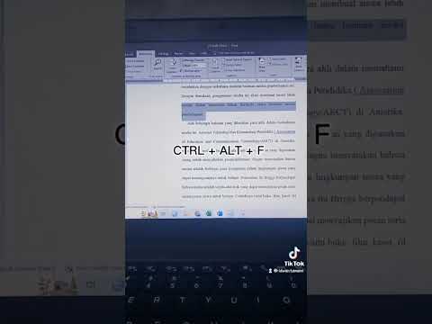 Cara membuat Footnote