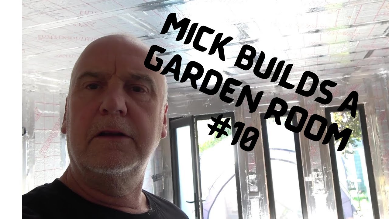 Garden Room 10 Vapour barrier tape. Plaster boarding. Shed consumer